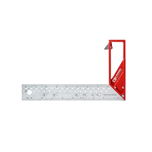 Kapro - 353 Professional Ledge-It Try & Mitre Square - For Leveling and Measuring - Features Stainless Steel Blade, Retractable Ledge, and Etched Ruler Markings - 10 Inch