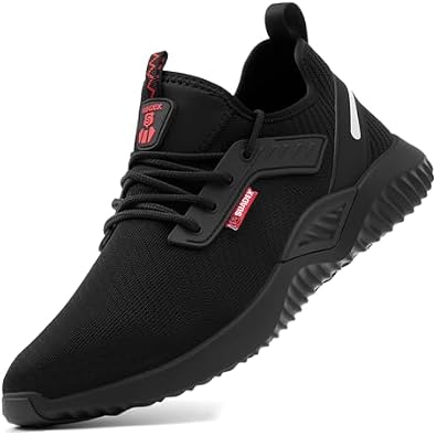 SUADEX Steel Toe Shoes for Men Women Lightweight Safety Work Sneakers for Construction Indestructible Breathable