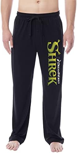 INTIMO DreamWorks Shrek Mens Movie Film Title Logo Character Sleep Pajama Pants