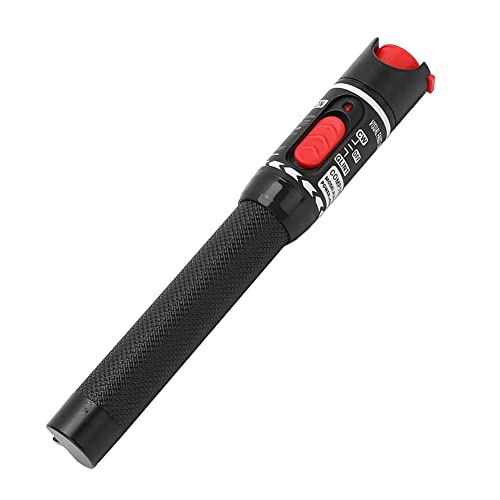 Visual Fault Locator,50mW 50KM VFL Fiber Optic Cable Tester Meter, Cable Test Equipment Suitable with 2.5 mm Universal Connector FC Male to LC Female Adapter for CATV Telecommunications