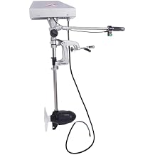 Electric Outboard Motor,Electric Underwater Outboard Motor,Trolling Motor,Freshwater Motor,800-1500W,12-24V,Trolling Motor,Inflatable Fishing Boats,for Kinds of Boats with 6.6-14.8ft Length