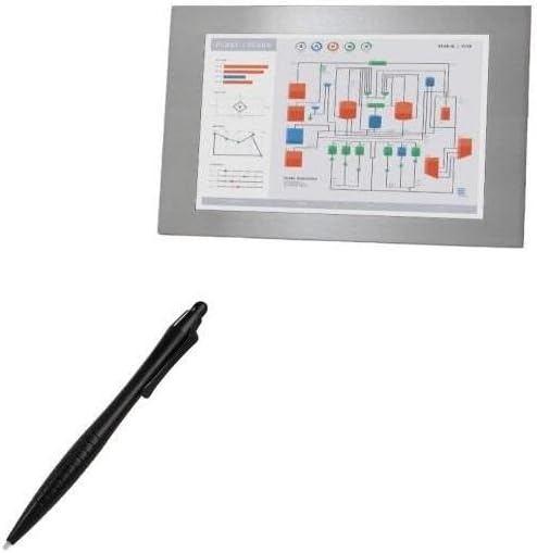 BoxWave Stylus Pen Compatible with SuperLogics SL-LCD-19.5-RTouch-SSB-Wide-DC2 - DirectTip Resistive Stylus, DirectTip Resistive Stylus - Jet Black