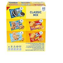 Classic Mix Cookie and Cracker Variety Pack, Individual Snack Packs, 40 Count, 1 Ounce Each (1 Pack, Mixed)