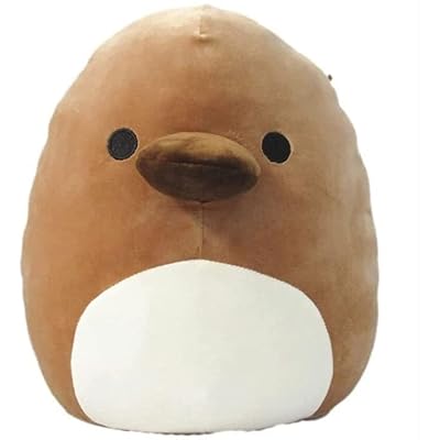 Squishmallow Official Kellytoy Collectible Sea Life Squad Squishy Soft Animals Santino Brown Platypus, 12 Inch