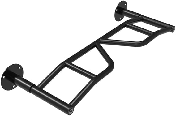 Wall-Mounted Pull Up Bar, Steel Horizontal Bar, Adjustable Distance Wall Climbing Frame Pull-up Bar, Load 300KG