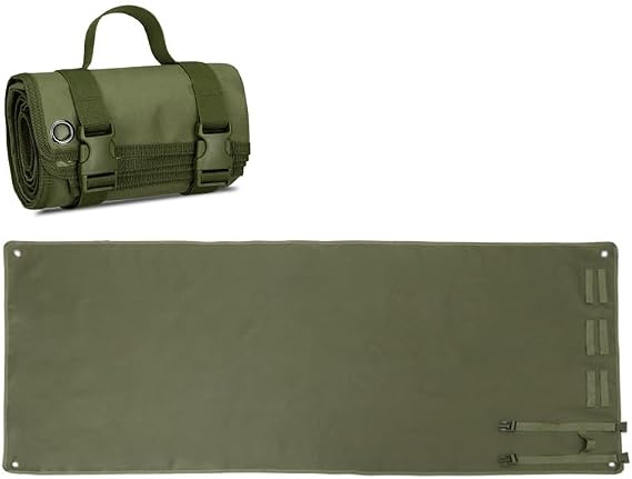 Outdoor Camping Tactical Training Shooting Mat Anti Slip Pad, Waterproof and Moisture-Proof Folding Mat Picnic Blanket Portable with Carry Strap