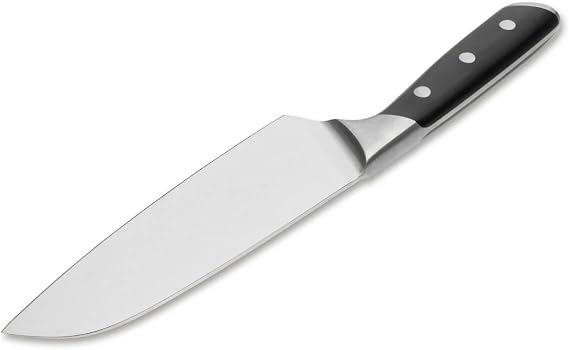 Boker Forge Santoku Chefs Knife with 6 1/4 in. Blade, Black
