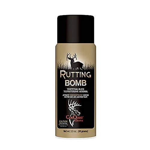 Conquest Scents RuttingBuck Deer Hunting Scent Original Formula Powerful Deer Attractant Deer Scent for Pre-Rut, Rut & Post-Rut Hunting