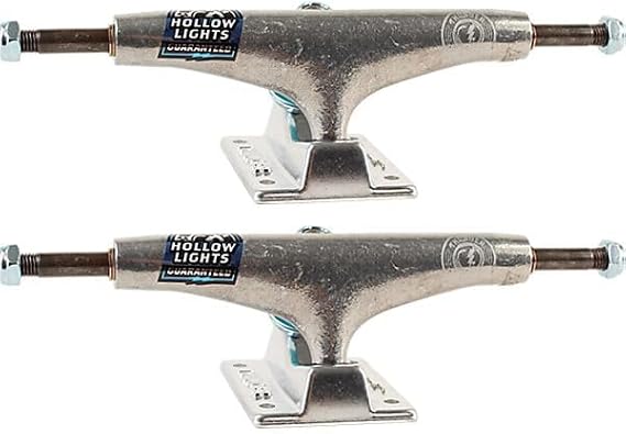 147 Hollow Lights II Polished Skateboard Trucks - 5.25" Hanger 8.0" Axle (Set of 2)