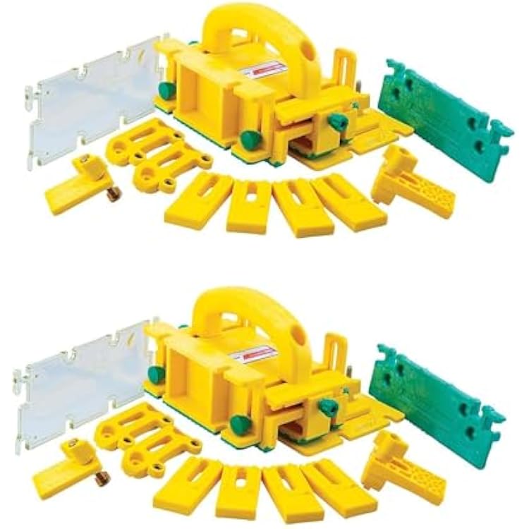 MICROJIG GRR-Ripper GR-562 Limited Edition Complete System Double Piece, Yellow