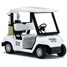 KiNSFUN Golf Cart 412" Die Cast Metal Model Pullback Action Toy