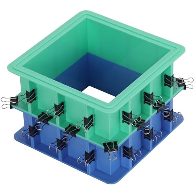 BBDINO Adjustable Mold Housing Kit for Silicone Mold Making - 2 Sets Easy Demolding Box - Free Combination & Tierable- Ideal for SiliconeSoapWax Molds