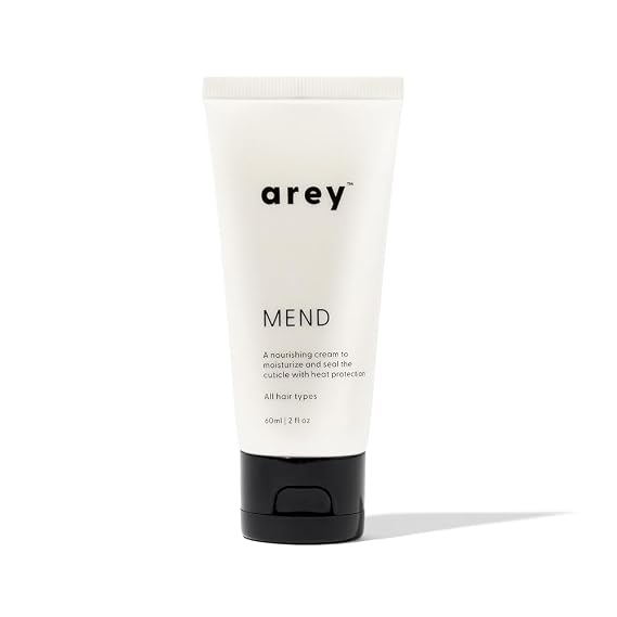 Arey Mend Heat Protectant Conditioner, Protects Hair up to 450F, 2 Fl Oz | Detangles, rehydrates & strengthens, vegan, cruelty-free, gluten-free