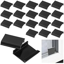Window Screen Pull Tabs 20 Pack Replacement Universal Spline Channel Pull Lift Tabs Black