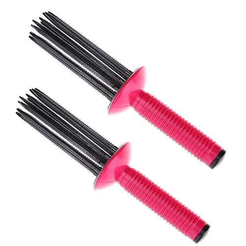 Curly Hair Styler Tool, Air Volume Comb, Hair Styler for Curly Hair, Hair Curler, Hair Fluffy Curling Roll Comb, Curly Hair Styler Tool Hair Combs 2 Pcs