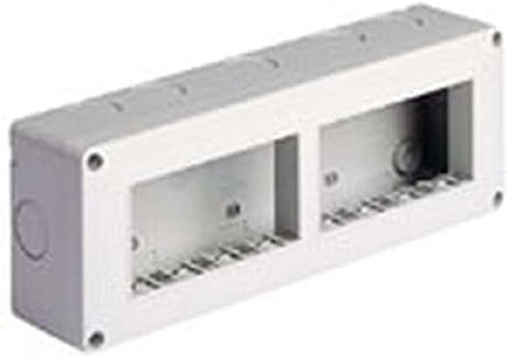 Vimar Surface Boxes - Box ip40 6 Module 3x2 Horizontal Series Flat
