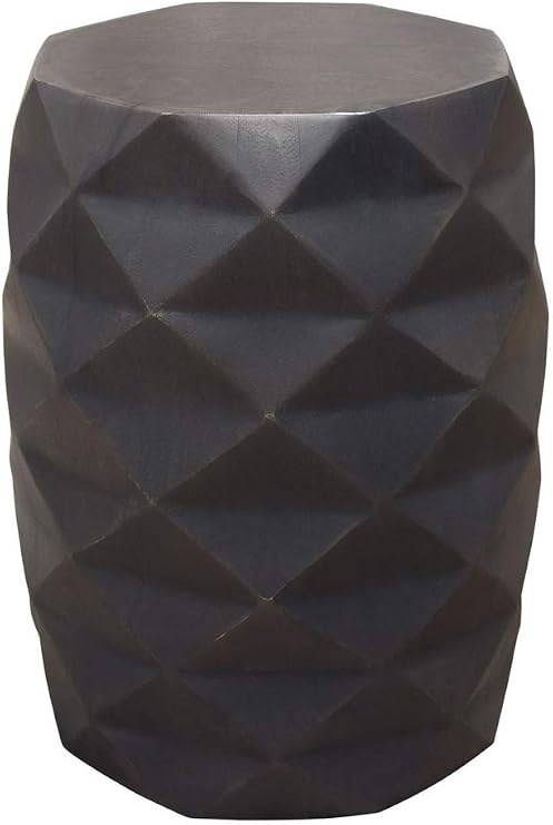 Diamond Sofa Solid Mango Wood Accent Table in Grey Finish FIGETGR