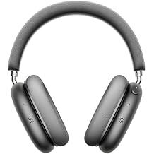 iKF Mars Wireless Bluetooth Headphones, Active Noise Cancelling, 40mm+20mm Drivers, Hi-Res LDAC Audio, 360 Spatial Sound, 140H Playback, 3.5mm Wired Headset, EQ Adjustable (Athens Gray)
