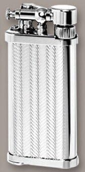 Old Boy Silver Herringbone Pipe Lighter