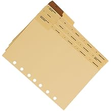 7 Hole FCOM Divider Tabs - 17 Mylar Coated Aircraft Checklist Index Tabs - 2 Sets