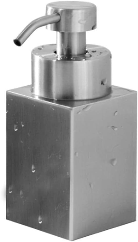 304 Stainless Steel Soap Dispenser Shower Gel Dispenser Bottle Shampoo Foamer Foaming Bottle Lotion Bottle Silver