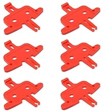 6 Pieces Bicycle Brake Pad Spacer Hydraulic Disc Brake Spreader Instert Tool Parts for Shimano Mountain Road Bike MTB