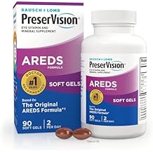 PreserVision AREDS Eye Vitamins, #1 Eye Doctor Recommended Brand, Multivitamin with Copper, Vitamin A, C & E, Zinc Supplements, 90 Softgels
