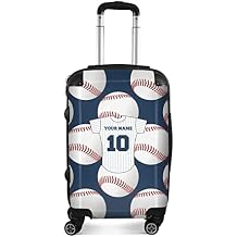 YouCustomizeIt Personalized Baseball Jersey Suitcase - 20" Carry On