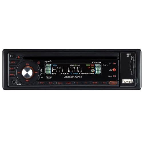 Supersonic CD-MP3 Car Stereo Receiver SC-1961UM