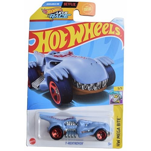 Hot Wheels T-Rextroyer, HW Mega Bite 55 [Blue] 114250