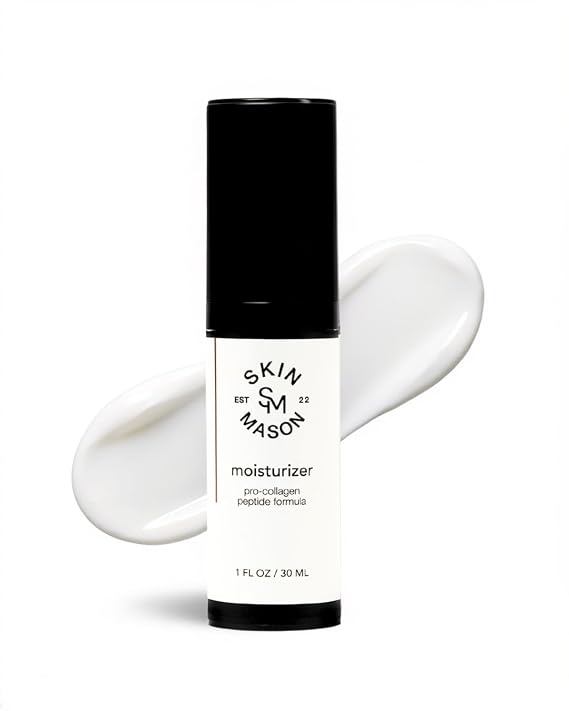 Pro-Collagen Face Moisturizer - Peptides, Ceramides, Hyaluronic Acid, Vitamin C, for dry skin, reducing fine lines and wrinkles, and boosting collagen - Light weight and non-greasy
