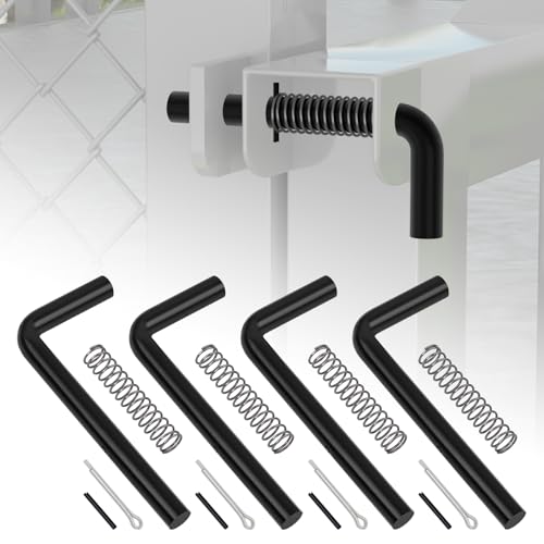 4 Pack 819T Trailer Gate Spring Latch Kit with Extra Pins 4 Set Trailer Gate Pins Heavy Duty Trailer Gate Latch Repair Kit for Carry-On Utility Trailers