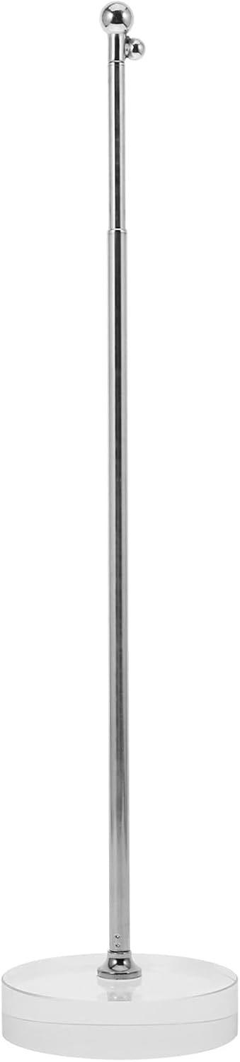 Healifty Tischflaggenständer Mit Kristallbasis Tragbarer Flaggenhalter Für Büro Besprechungsraum Und Partydeko Mini Flaggenhalter Für Schreibtisch 20.08X3.15X0.79In