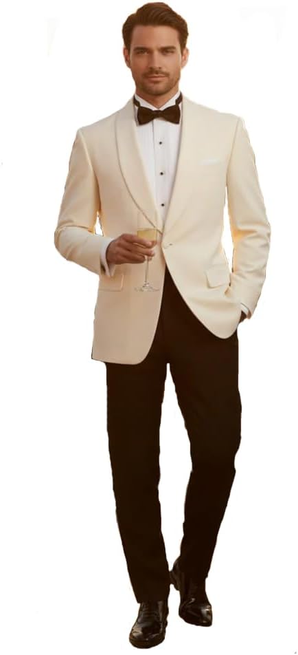Corbin Men's Ivory Dinner Jacket