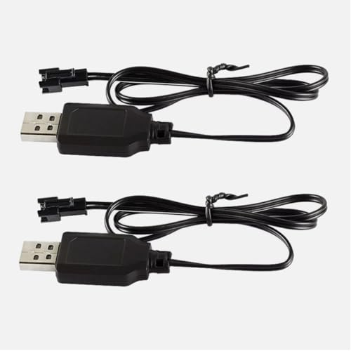 Generic Stunt Racing RC Car Double Sided Rolling Tumbling Battery Charger 2 Pack, 3.7V Input, 4.2V Output