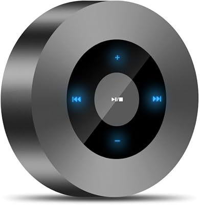 LED Smart Touch Play Bluetooth SpeakerPortable Wireless Speakers with HD Sound  12-Hour PlaytimeBluetooth 5.0  TF Card Support PlayAux in Port Speaker Gray