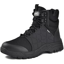 SUADEX Steel Toe Boots for Men Women Arch Support Waterproof Work Construction Indestructible Safety Boots Puncture Proof Composite Toe Boot