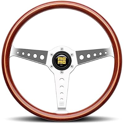 MOMO Motorsport California Heritage Steering Wheel Mahogany Wood, 360mm14.2 inches - CAL36WD0P