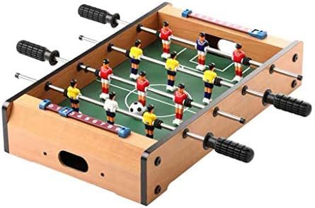Top Foosball Tabletop Mini Soccer Game Set with Two Balls and Scoring Recreational Hand Soccer for Kids