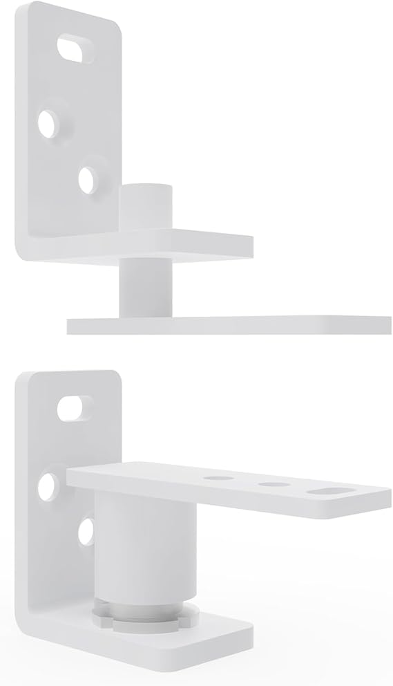 FRMSAET Swinging Door Hinge Gravity Door Cafe Door Hardware (White,1 Pack)