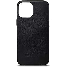SENA Leatherskin Snap On Wallet Leather Thin Case (Black, iPhone 13 Pro Max)