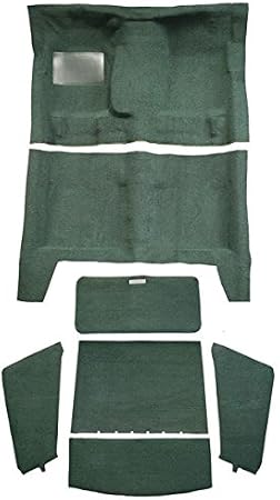 ACC Automotive Carpet Compatible with 1967 to 1969 Plymouth Barracuda, 4 Speed Complete (Without Console Strips) (501-Black 80-20 Loop)