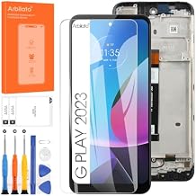 Screen for Motorola Moto G Play 2023 Screen Replacement for Moto XT2271 LCD Screen XT2271-5,XT2271DL Touch Display Digitizer Assembly Repair Parts(Black with Frame)