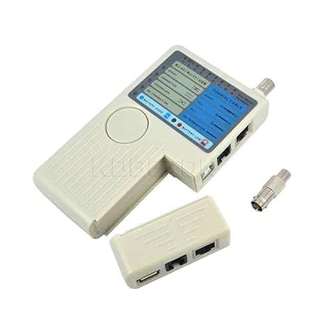 SANEC Kaliteli Kablo Test Cihazı USB+BNC+RJ45+RJ11 Remote Cable Tester
