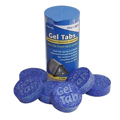 Nu-Calgon Gel-Tabs Pan Treatment 5 Ton Gel Tablets / 6 Tablets Per Jar