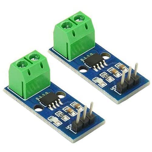 XINGYHENG 2Pcs ACS712 20A AC and DC Current Sensor Module ACS712-20A Module High Sensitivity High Efficiency 20A