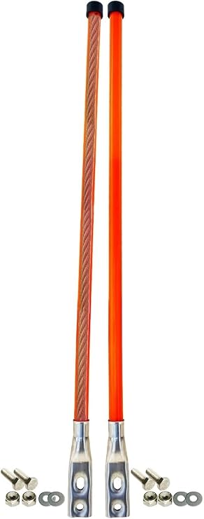 36" Snow Plow Markers Blade Guides Orange 3/4'' Built-in steel wire Stainless Steel Thickened Material Never Break for Blizzard Boss SNO-Way Western Snowplows & Many More Pickup Truck SUV UTV