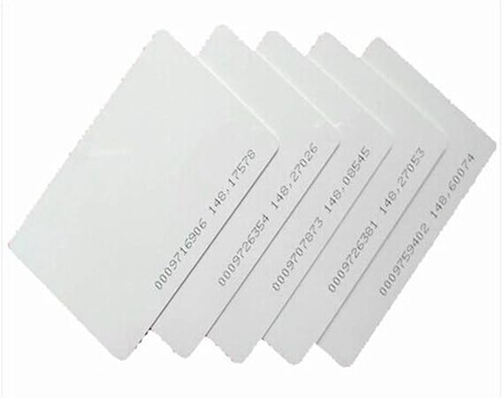(Pack of 50) Contactless 125kHz EM4100 RFID Proximity Smart Entry Access Card