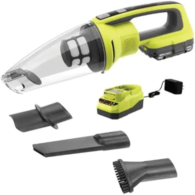 PCL704K Fits For RYOBI 18V Cordless Performance Hand Vacuum Kit with 2.0 Ah Battery and Charger