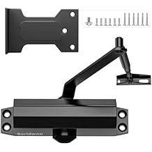Self-Closing Door Hinge, LetBlack Commercial Grade, Medium Size (Home/Office), Quick Access & Durable